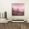 Landschap - Mistig - Roze plexiglas 5mm klein -sfeer1