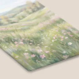 Bloemen veld - Bloemen - Groen fotolijst zwart zonder passe partout klein -zsfeer6