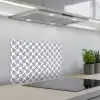 Oceaan - Koraal - Blauw - Wit keuken achterwand spatscherm klein 900 -3d_schuin