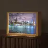 New York - Skyline - Stad - Kleuren Light Box met kabel (Tafellamp) klein -z3d_website