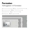 Slang - Patroon - Wit Muismat XXL klein 681 -sfeer5