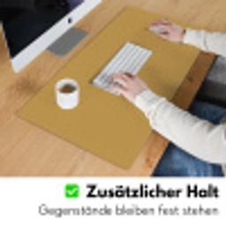 Okergeel - Kleur - Herfst - Geel - Effen - Kleuren Muismat XXL klein -ysfeer3_duits