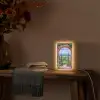 Doorkijk - Toscane - Landschap - Poort Light Box met kabel (Tafellamp) klein -sfeer4