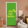 Mij niet bellen - Telefoon - Groen deurposter klein -sfeer1