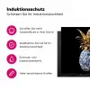 Ananas - Bloemen patroon - Goud - Delftsblauw Inductie beschermer vinyl 3mm middel -zzzzzzz-lf-ups