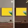 Cool - Geel - Groen Light Box met batterij (Wandlamp) middel -sfeer3