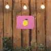 Citroen - Geel - Fris tuinposter los doek klein -sfeer1