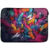 Abstract - Explosie - Neonkleuren laptophoes neopreen klein -zkaufland3dotto