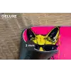 Kat - Art - Zonnebril - Roze Placemat vinyl groot -closeup