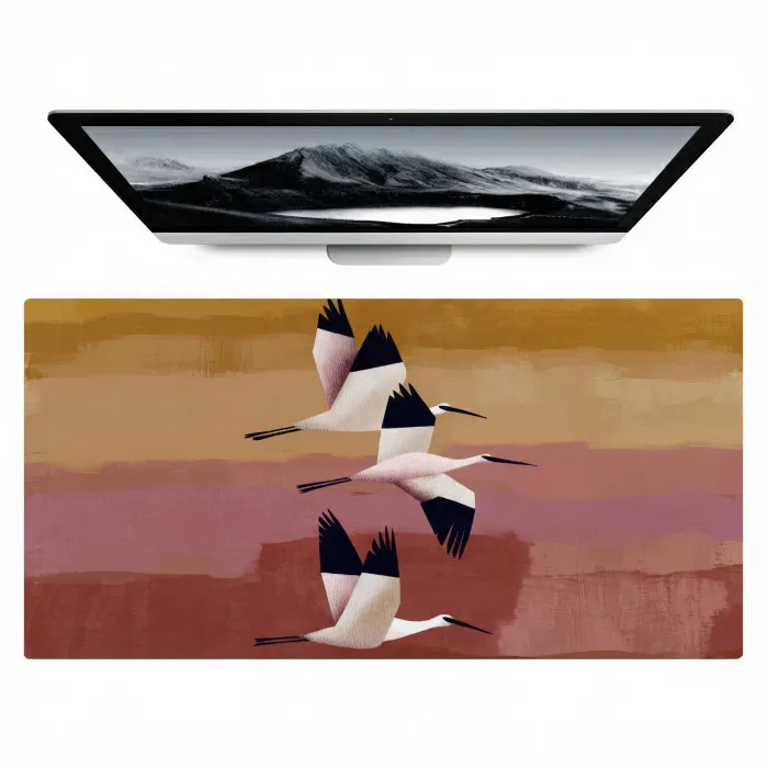 Vogels - Snavel - Abstract Muismat XXL klein -zzz3d