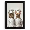 Kat - Hond - Kokskleding KitchenYeah - Keuken - Fotolijst klein -3d