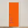 See te good - Paars - Oranje deurposter klein -3d_beige