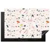 Terrazzo - Patroon - Kleurrijk Inductie beschermer vinyl 3mm klein 276 -3d