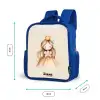 Prinses in gouden tinten Kinderrugzak - Blauw middel -productfoto_formaten