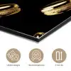 Macarons - Patroon - Goud - Zwart aluminium wit klein -closeup_NL