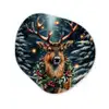 Kerst - Magie - Bos - Kleurrijk Wandcirkel Organisch Forex 3mm klein -3d