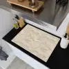 Bogen - Patroon - Beige Inductie beschemer met haakjes klein 777 -sfeer1