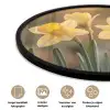 Bloemen - Geel - Wazig Fotolijst rond zonder passe partout klein -closeup_NL