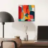 Vormen - Kleurrijk - Abstract - Vlakken aluminium wit klein -sfeer5