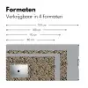 Giraf - Zebra - Motief - Bruin Muismat XXL klein 681 -sfeer5