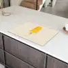 Oranje - Stokje - Waterijsje Inductie beschermer vinyl 3mm klein -sfeer8