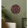 Spat - Abstract - Waterverf - Zacht Wandcirkel plexiglas klein 852 -sfeer3