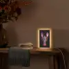 Kreeft - Paars - Roze - Zwart - Stippen - Lila Light Box met kabel (Tafellamp) klein -sfeer4