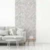 Zebra - Motief - Grijs fotobehang vinyl groot 64 -woonkamer