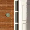 Olijfgroen - Klassiek Naambord Hexagon klein -sfeer3-hexagon-XS