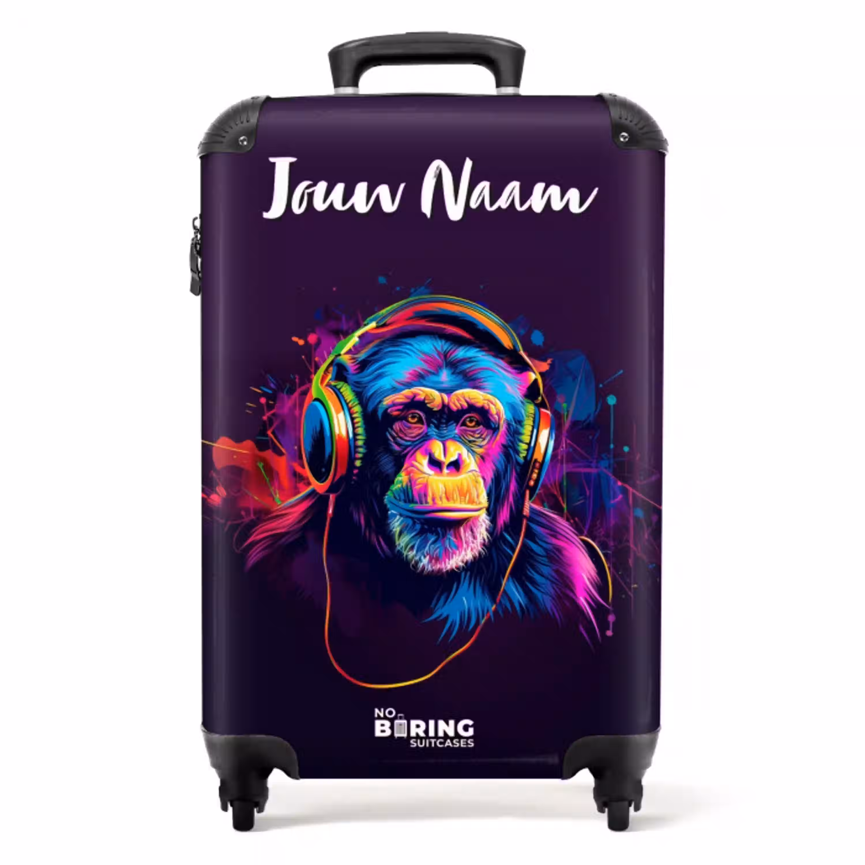 Baviaan Beats NBS - Handbagage koffer - Kinderen Unisex middel -productfoto_recht