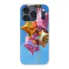 Ballonnen - Goud - Stervorm - Roze Telefoonhoesje iPhone 17 Pro klein -3d