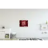 Jingle - Bells - Kerst - Rood textielposter latten blank klein -kinderkamer