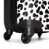 Zwarte vlekken met witte achtergrond NBS - Handbagage koffer - Volwassenen Unisex middel -wiel