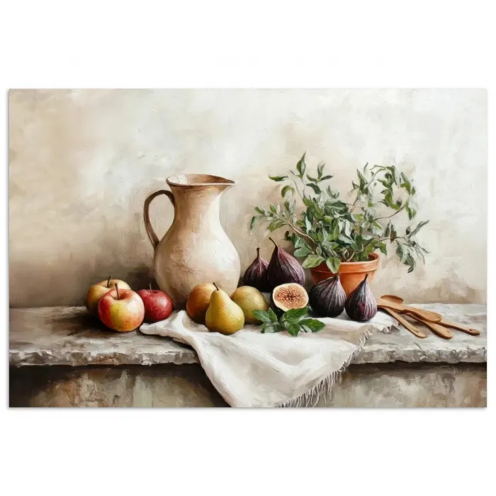 Fruit - Kruiden - Landelijk poster papier klein -3d