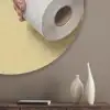 Klassiek - Kunst - Humor Akoestische PET Vilt - Rond klein -sfeer5_closeup