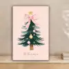 Christmas Season - Kerst - Kerstboom - Roze canvas 2cm klein -sfeer1