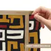 Abstract - Patroon - Rood Light Box met batterij (Wandlamp) middel -USP_websiteprintNL