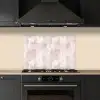 Penseelstrepen - Verbleekte - Roze keuken achterwand spatscherm klein 900 -sfeer1