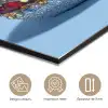 Glitters - Hamburger - Blauw aluminium wit klein -closeup_FR