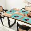 Kersen - Rood - Drie - Geverfd Placemat vinyl groot -zzsfeer4_Kitchenyeah-website
