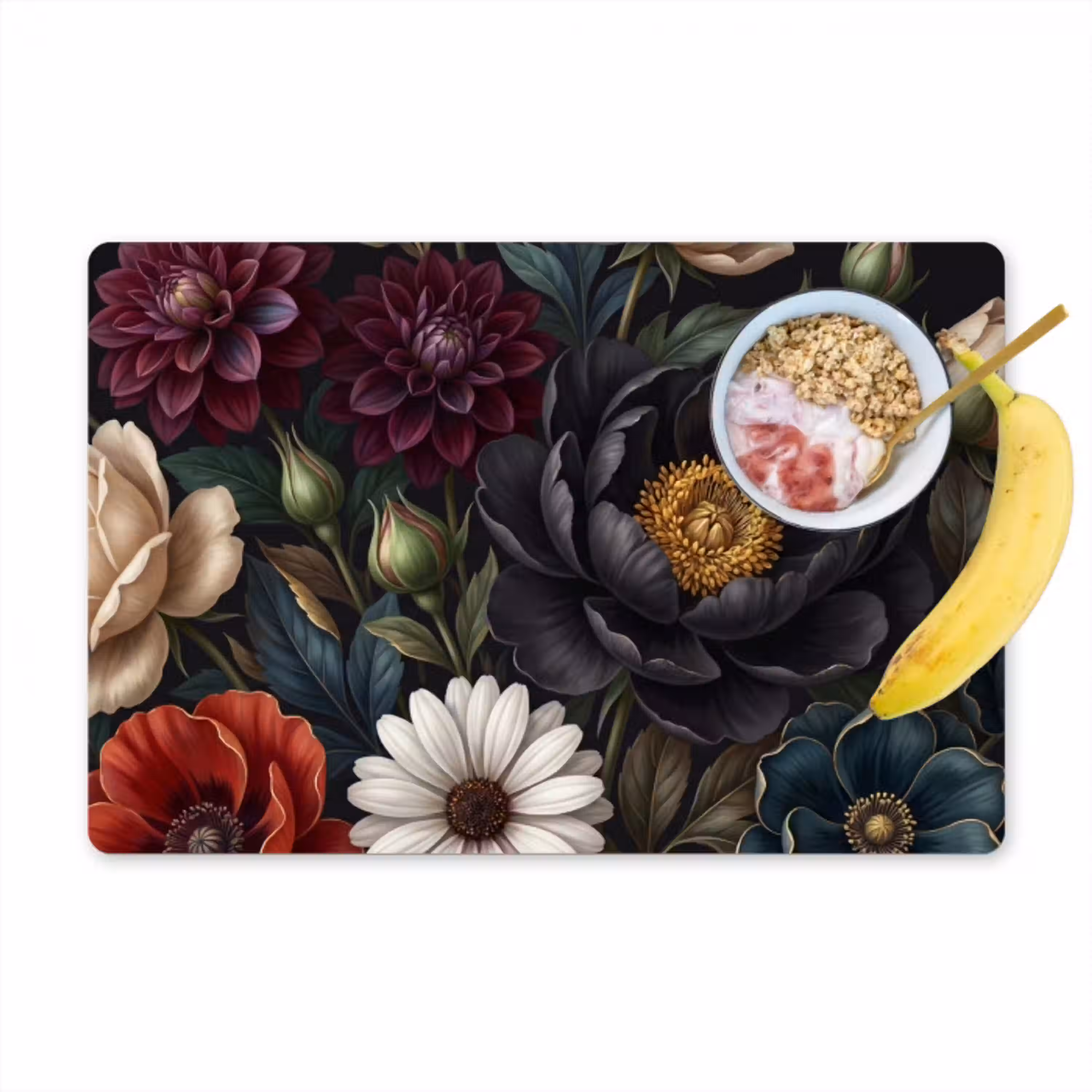 Bloemen - Boeket - Natuur - Klassiek - Weelderig Placemat vinyl groot -zzzproduct_Kitchenyeah-website