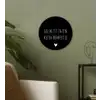Spreuken - Quotes - Geluk zit in een klein rompertje Wandcirkel kunststof plaat 5mm dik klein -sfeer3