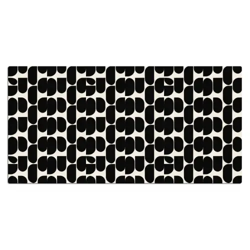 Modern - Patroon - Zwart Muismat XXL klein 681 -3d_leeg