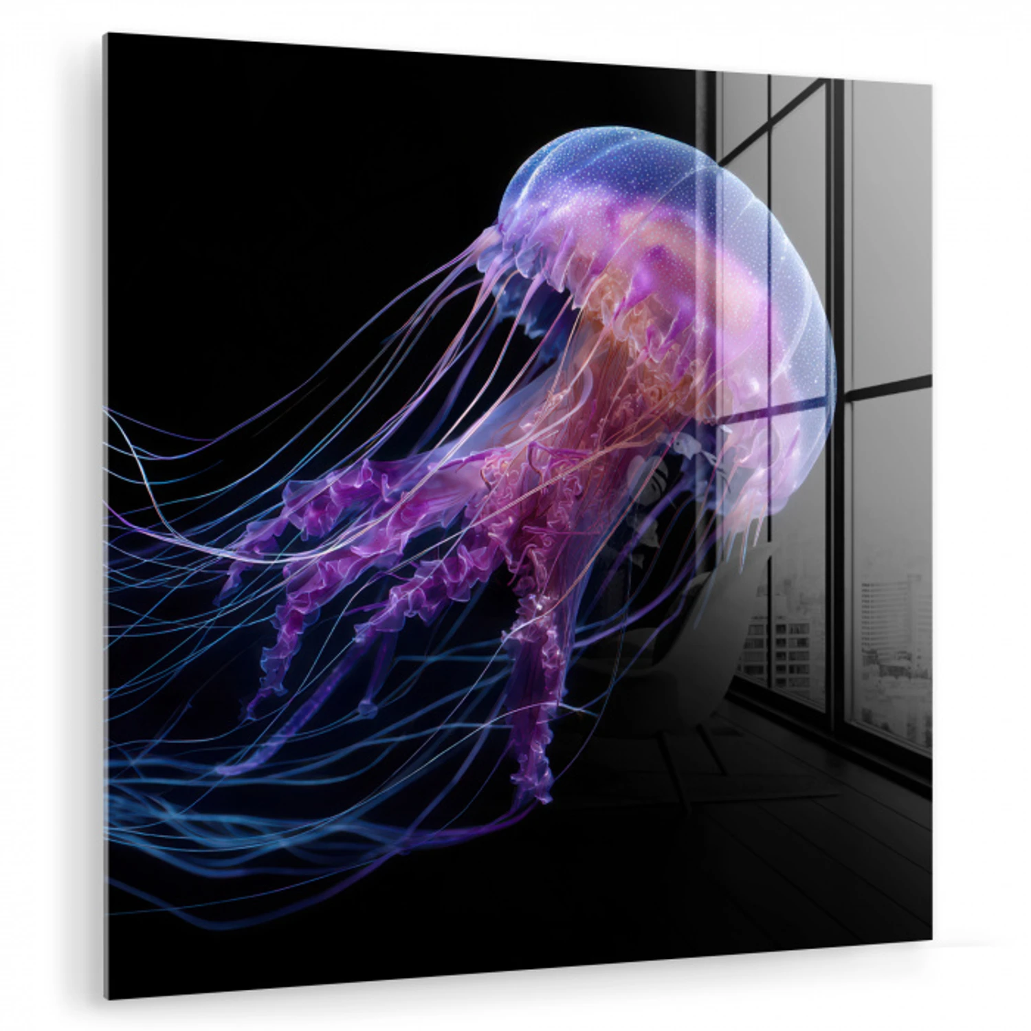 Kwal - Doorzichtig - Roze - Tentakels plexiglas 5mm klein -zzzproduct_nieuw