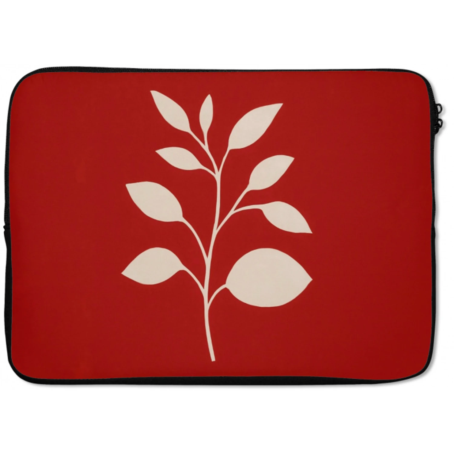 Silhouet - Bladeren - Tak laptophoes neopreen klein -zkaufland3dotto