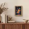 Abstract - Trappen - Mens - Planeten Light Box met kabel (Tafellamp) klein -sfeer2