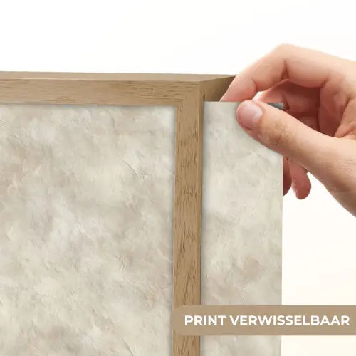 Beige - Reliëfstructuur - Natuursteen Light Box met batterij (Wandlamp) middel 907 -USP_websiteprintNL