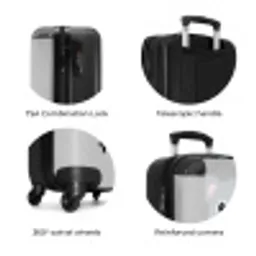 Ko koala NBS - Handbagage koffer - Kinderen Unisex middel zzzzzzzbolletjes_ENG