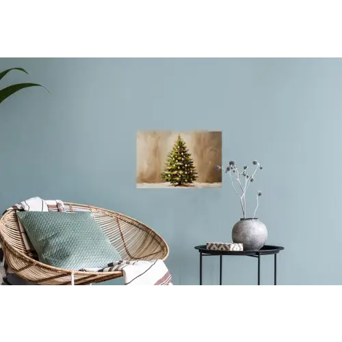 Kerst - Sfeer - Groen Muursticker klein -plant