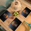 Bloemen - Kleurrijk - Schedel Placemat vinyl groot -zzsfeer5_Kitchenyeah-website